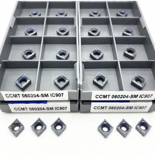CCMT060204 SM IC907 Internal Turning Tool Metal Milling Cutter Carbide Turning Insert Milling Cutter CCMT 060204 Milling Insert