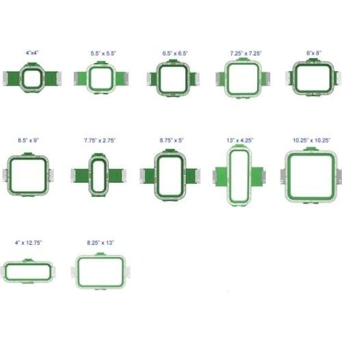 12pcs Sizes Hot Sale Tajima Mighty Hoop Embroidery Frames Tajima Magnetic Frames