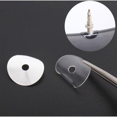 20pcs/set RISK Mountain Road Bike Bicycle French Presta Valve Sticker Rim Protection Gas Air Nozzle Glue Pad Tube Tire Gasket