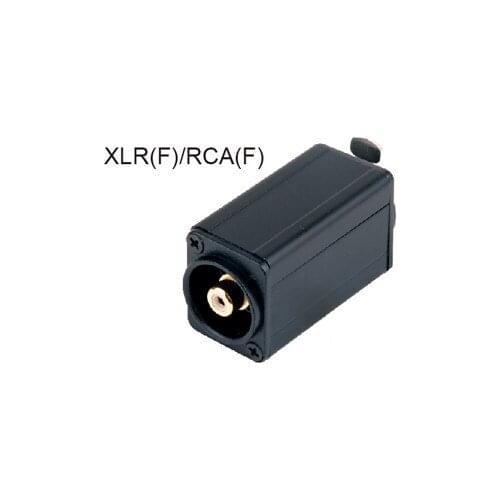 20pcs/ lot high qualiy XLR female socket to RCA female socket audio Adaptor