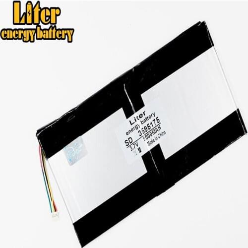 5 thread 3595175 3.7V 8000MAH Tablet battery V919 3G Polymer cell High quality brand