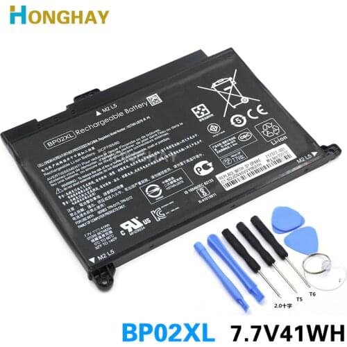 HONGHAY 41wh 5150mAh Laptop Battery BP02XL For HP Pavilion PC 15 15-AU 849909-850 849569-421 HSTNN-LB7H BP02041XL HSTNN-UB7B