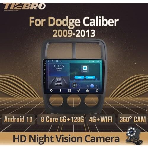 2DIN Android10.0 Car Radio For Dodge Caliber 2009-2013 GPS Navigation Stereo Receiver Auto Radio Car Video DSP Bluetooth Player