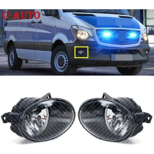 Car Left Right Front FogLight Lamp With Halogen Bulbs Fog Driving Light For Mercedes-Benz Sprinter W906 9068203861 9068203961