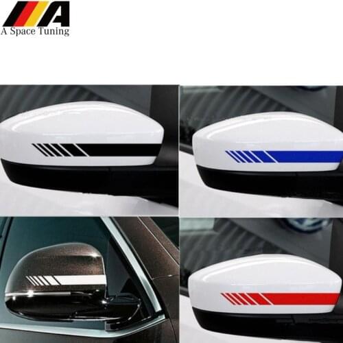 Car Accessories Rearview Mirror Decoration Sticker Body Decal For Chevrolet Mazda Opel Suzuki Honda Toyota BMW Audi Ford VW