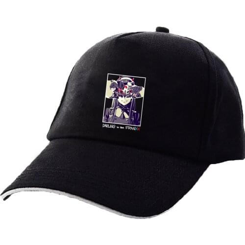 Zero Two Baseball cap Anime Cosplay Darling In The Franxx Girl Print Sun Proof unshade Adjustable Sports Casual Men Women Beret