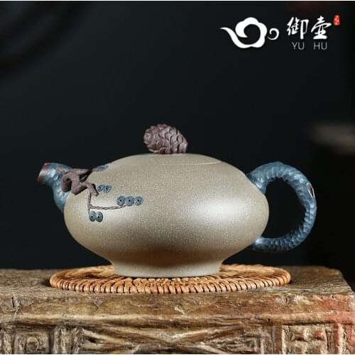 Pot of yixing masters are recommended pure hand-made tea undressed ore its period of large capacity teapot pinecbeauty