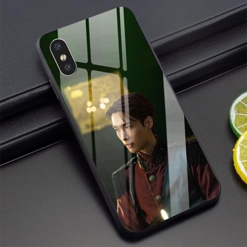 Lay Zhang Yixing Phone Cover for iPhone 5 Case XR X 7 8 Plus 6 6S 5S SE Xs Max 11 Pro Tempered Glass