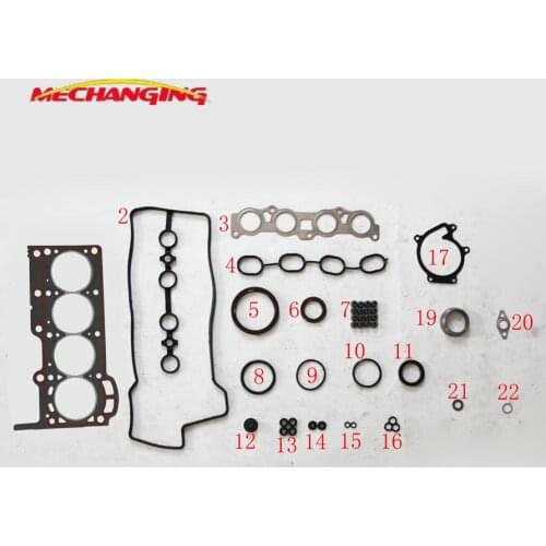 3SZ-VE For DAIHATSU SIRION TERIOS MATERIA 1.5 ECO 4WD Engine Rebuilding Kits Engine Parts Full Set Engine Gasket 04111-BA170