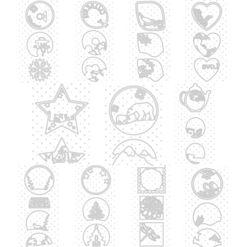 AliliArts Metal Cutting Dies layer scene diy Scrapbooking Photo Album Decorative Embossing PaperCard Crafts Die