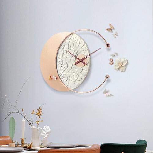 Modern Design Silence Wall Clocks Living Room Nordic Home Fashion Creativity Wall Clocks Simple Wandklok Decorate ART EK50bgz