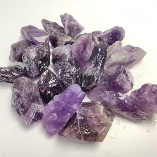 3-5cm Bulk Raw Stone South Africa Dark Amethyst Irregular Natural Rock Chakra Healing Specimen Collection Garden Decor