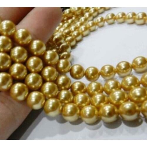 Charming 10mm AAA Shell Pearls 18" 36"