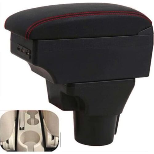 For KIA Rio 2 armrest box For KIA Rio 2006 2007 2008 2009 2010 2011 car armrest box accessories interior Storage box Retrofit
