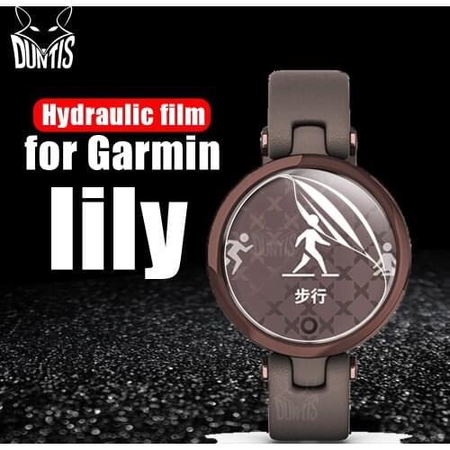 Full Cover Clear Protective Film for Garmin Lily Women’s Fitness Sport Smartwatch Soft Screen Protector (Not Glass)