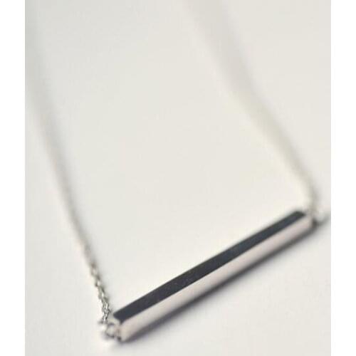 Shuangshuo Vintage Bar Choker Necklace for Women Bar Necklaces Pendants Geometric Long Chain Necklace Wedding Gift collares