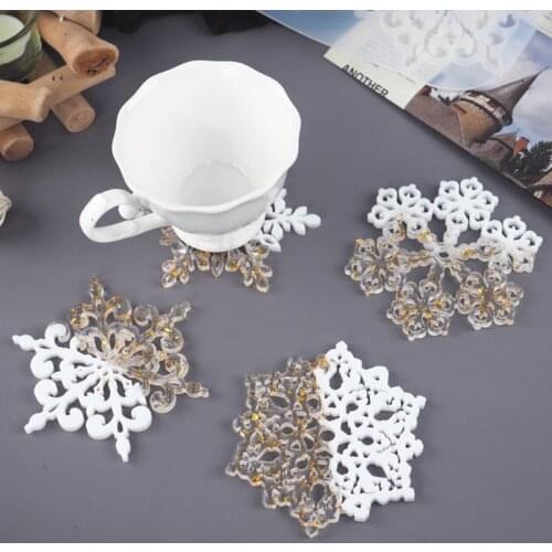 Snowflake Listing Pendant Silicone Mold is Suitable for Resin Epoxy Resin Diy Craft Jewelry Making Home Decoration