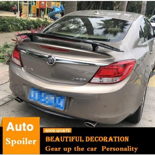 For Buick Regal Spoiler Sport ABS Material Car Rear Wing Primer Color Trunk Rear Spoiler Fit For Regal 2009/2010/11/2012/2013
