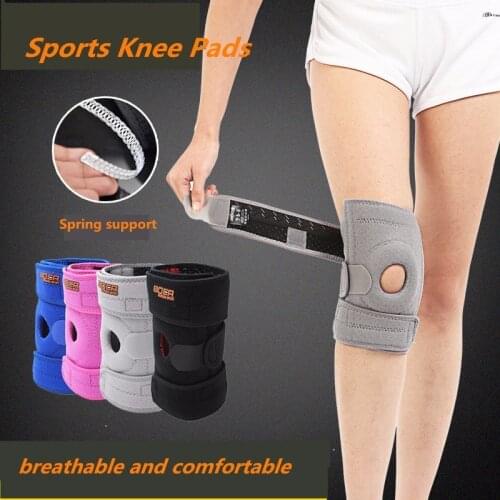Universal Comfort Motion Non-slip Kneepad Hiking Running Basketball Ventilation Compression Absorption Knee Protector Q1105CME