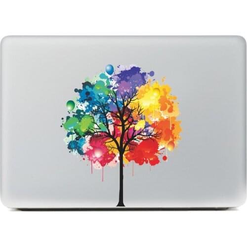 Palette tree Vinyl Decal Sticker for DIY Macbook Pro / Air 11 13 15 Inch Laptop Case Cover Sticker