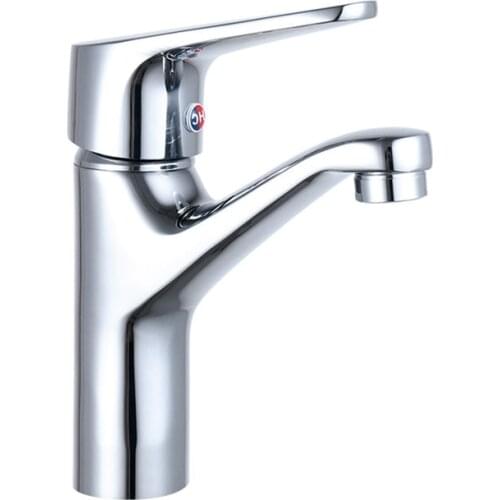 Premium Quality Brass Deck Mount Wash Basin Bathroom Faucet Single Handle Hot and Cold Water Basin Single Hole Mixer Tap