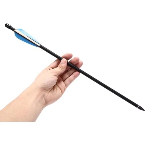 1pc High quality 40cm/41cm Crossbow Bolts Carbon Arrows Crossbow Mix Carbon Arrow for crossbow with changeable tip