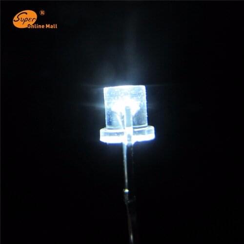 1000PCS 3MM white Diodes flat top Diodes Urtal Bright Light Bulb 3MM Led Emitting Diodes