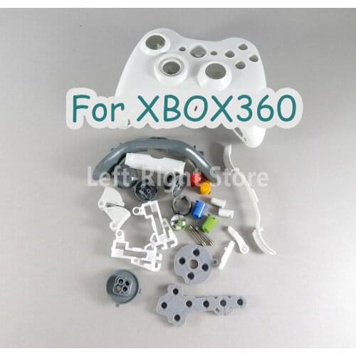 20sets For XBox 360 Wireless Wired Controller Case Gamepad Protective Shell Cover Full Set With Buttons Analog Stick Bumpers