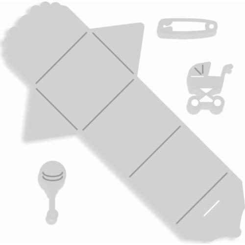 2020 New 3D Envelope Metal Cutting Dies For Cut Paper Embossing Craft Making Greeting Card Album DIY Scrapbooking No Stamps Sets