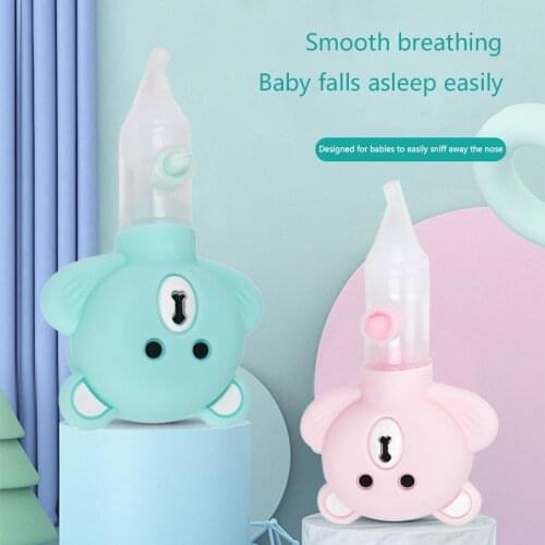 Baby Nasal Aspirator Newborn Cold Snot Cleaner Childrens Nasal Suction Device Silicone Push-on Inhaler Baby Hygiene Care Tool