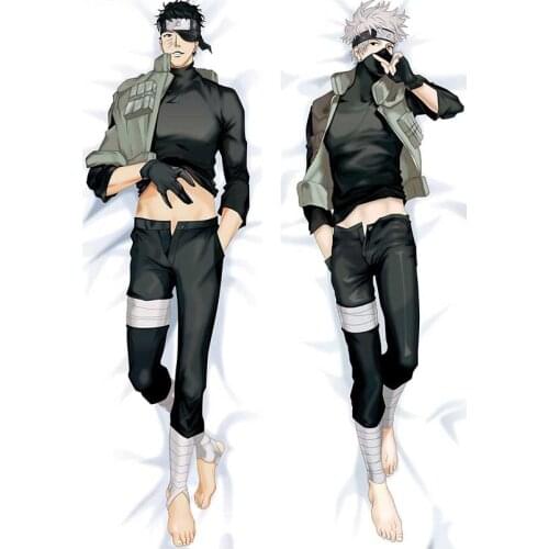 Dakimakura обито Uchiha and Kakashi Body Pillow Case dakimakura anime Pillow Cover обнимашка Home Bedding