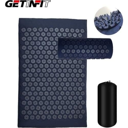 Getinfit 5 Type Massage Cushion Yoga Acupressure Mat Acupressure Relieve Body Pain Acupuncture Mat Acupuncture Massage Yoga Mat