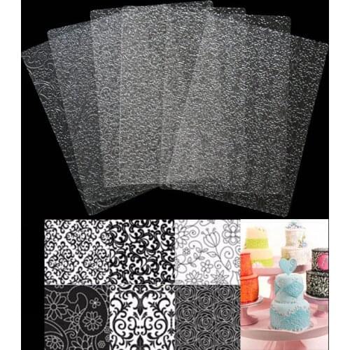 Clay Texture Mat Stamping Embossing Stamp Sheets Design Diy Flower Vein Pattern Mandala Tool for Jewelry Pottery Ceramic Polymer