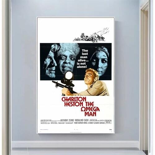 CP1009 The Omega Man Classic Hot Movie Print Silk Fabric Poster Indoor Wall Art Decor Gift