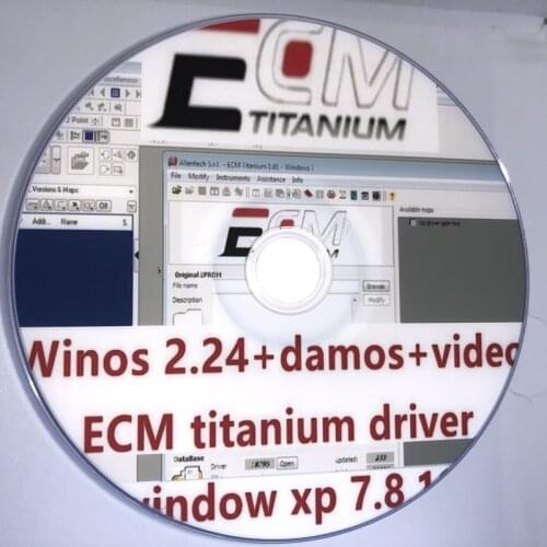 2021 Hot Selling Winols 2.24+ Ecm Titanium 26000+ Unlock Patch+ Damos Files+ Video + User Manual Drivers Download Link