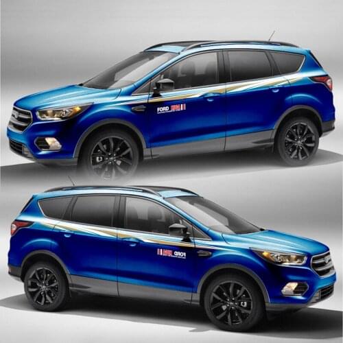 World Datong Car Styling Sport Car Sticker For Ford Kuga Car Accessories and Decals Auto Stickerstickers