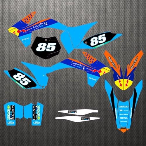 Free Custom numbers names Graphics Decals Stickers For KTM EXC XCW 2012 2013 SX SXF XC XCF 2011 2012 XC 2011 125-200 250 300-500