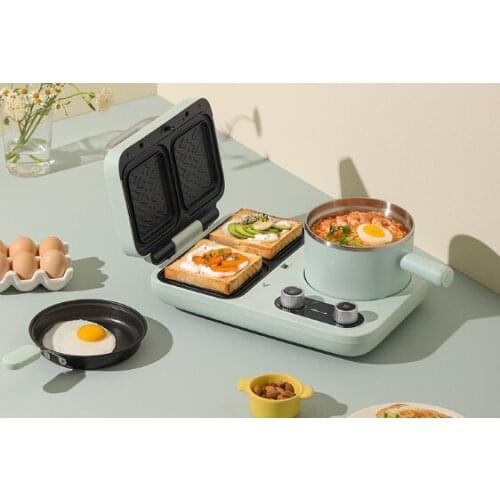 Small household light food multi - function integrated toast breakfast machine J03