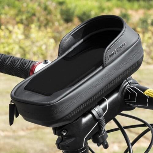 New MTB Bicycle Bike Bags Head Front Tube Handlebar Mobile Phone Bag Case Waterproof Touchscreen 360 Degree Rotation Cycling Bag