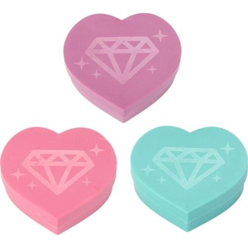 5D Diamond Painting Tray Plastic Heart-shaped Rhinestone Drill Plate DIY Crafts Tool Handmade Diamond Painting Accessories