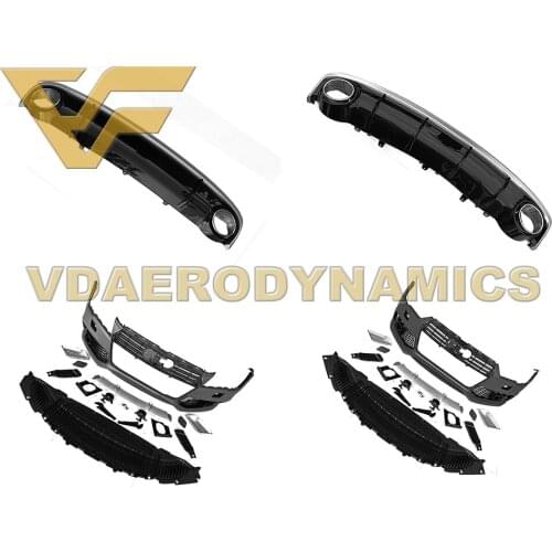 Suitable For 11-14 15-18 Audi A7 upgrade to RS7 PP Full Body Kit Bumper (Grille can be ordered separately)