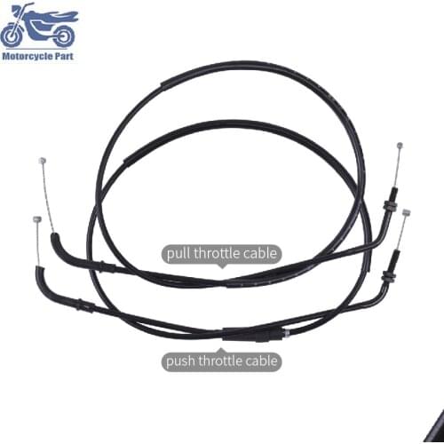 Motorcycle Adjustable Clutch Control Cable and Throttle Oil Cable Line Wires For Suzuki DR250 DR 250 Djebel 250
