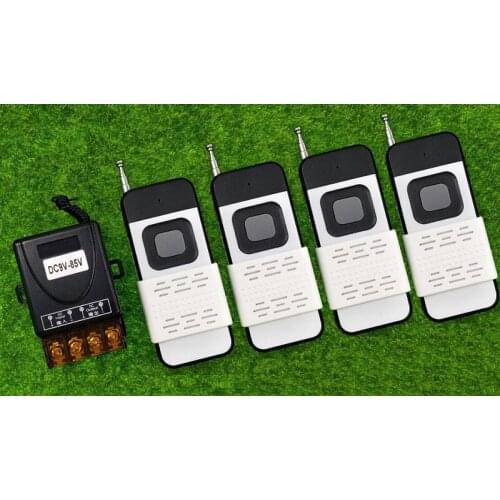 Diy DC9V 12V 24V 36V 48V 1CH Relay Wireless Remote Control Switch RF Receiver Module For Smart Home Switch Transmitter