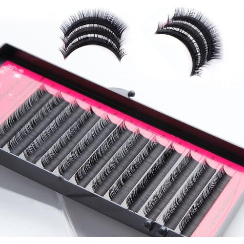12Rows Individual Mink Eyelash Extension 8-12mm Volume Cilios False Eyelashes Soft Mink Eyelash Set Faux Lashes Makeup