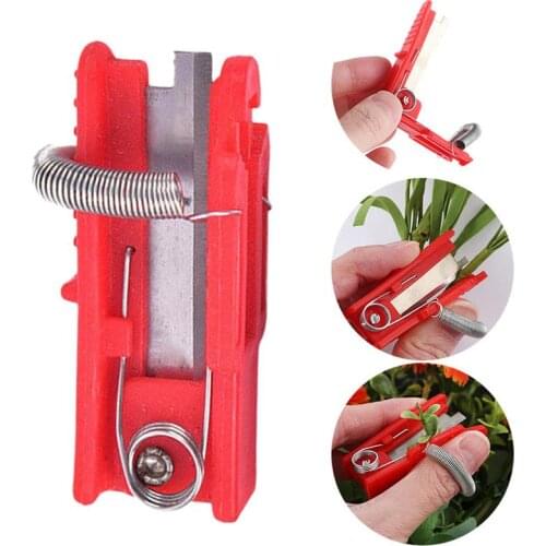 Mini Garden Pruner Cut Shrub Tool Leaf Trimmer Fruit Flower Plant Horticulture Orchard Thumb Cut Knife Safe Pruning Garden Tools