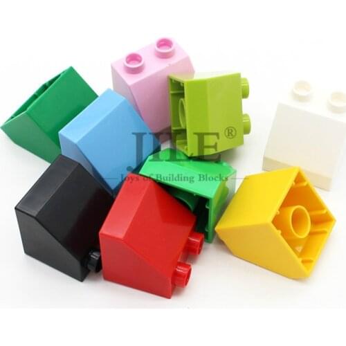 Big Size Building Blocks Brick 2x2 Slope 45 6474 Large Particles Compatible with Accessories Technic Science Technology Toys