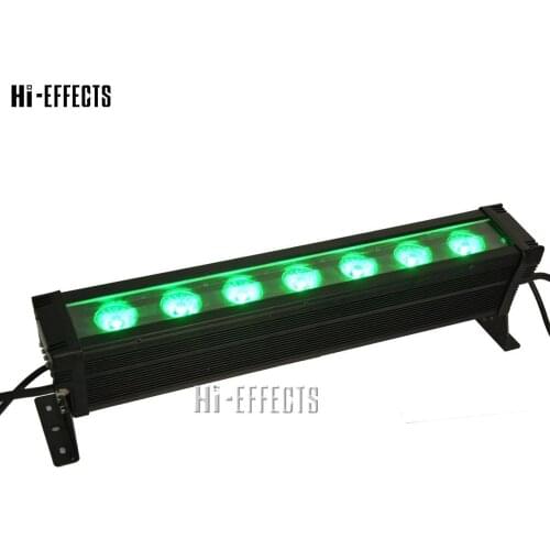6pcs/lot Dj Light LED Wash Par Light 7x30W Wall Wash Waterproof Uplighting RGB 3in1 LED Bar for Dj Disco Wedding