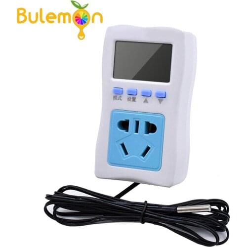 XH-W2300 Digital Thermostat LCD Cycle Timing Intermittent Temperature Controller Socket High Precision 0.1