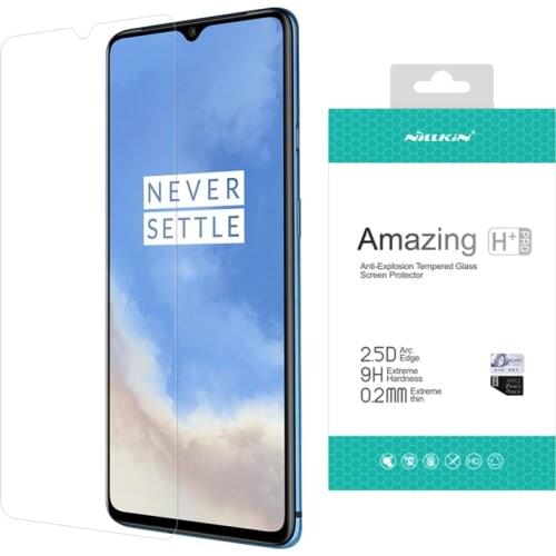 For OnePlus 7T Tempered Glass Nillkin H+PRO 9H 2.5D 0.2 mm Anti-Explosion 1+7T Screen Protector Glass Film For One Plus 7T