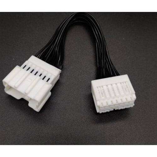 Original quality 12Pin male and female auto seat door male female lossless power transfer harness plug for Nissan Infiniti